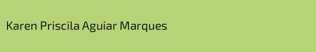 Karen Priscila Aguiar Marques